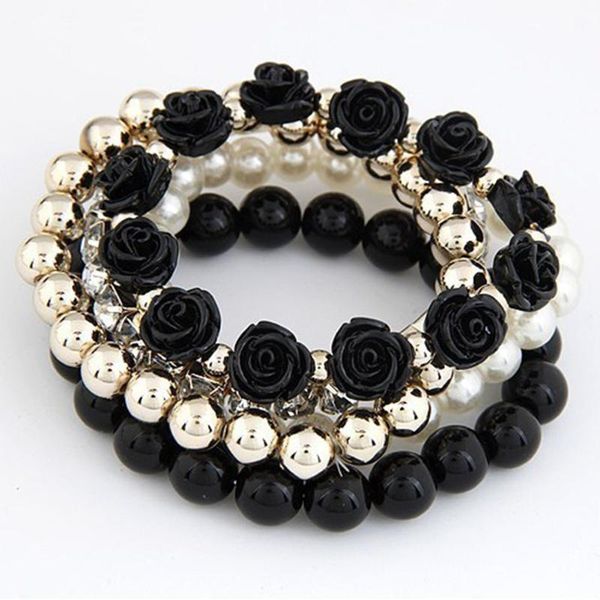 fashion candy color imitation pearl rose flower multilayer beads stretch charm bracelet & bangle for women, Golden;silver
fashion candy color imitation pearl rose flower multilayer beads stretch charm bracelet & bangle for women, Golden;silver
