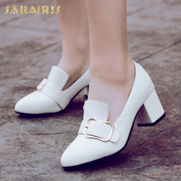 sarairis 2020 fashion new plus size 45 thick heels office ladies pumps female buckle decoration dressing pumps women shoes, Black
sarairis 2020 fashion new plus size 45 thick heels office ladies pumps female buckle decoration dressing pumps women shoes, Black