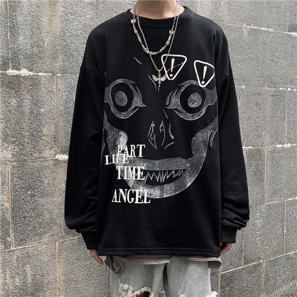 original autumn clothes original night style personalized graffiti cartoon printed sweater men's coat a trendy sweatshirt hoodie, Black
original autumn clothes original night style personalized graffiti cartoon printed sweater men's coat a trendy sweatshirt hoodie, Black