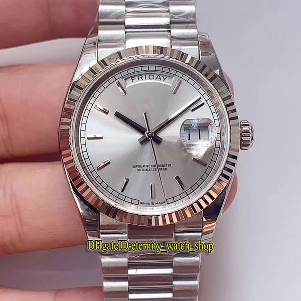 v2 upgrade version ewf daydate 36mm 118239 128238 cal.3255 automatic 128239 mens watch silvery dial 316l steel case jubilie strap watches, Slivery;brown
v2 upgrade version ewf daydate 36mm 118239 128238 cal.3255 automatic 128239 mens watch silvery dial 316l steel case jubilie strap watches, Slivery;brown