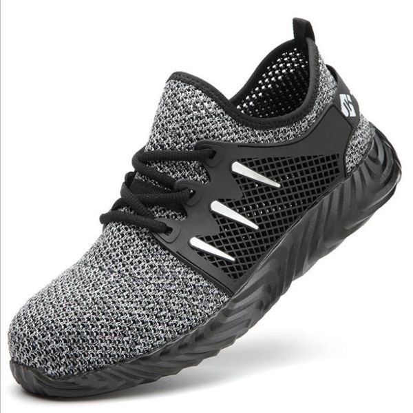 2020 new men and women steel toe air safety boots indestructible ryder shoes anti puncture breathable work shoes sneakers, Black
2020 new men and women steel toe air safety boots indestructible ryder shoes anti puncture breathable work shoes sneakers, Black