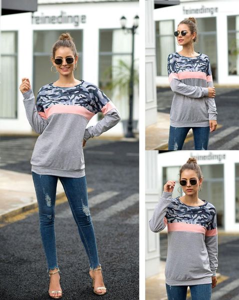 осень leopard casual женщины топы o-образным вырезом с длинным рукавом женская одежда женская камуфляж лоскутная пуловер фуфаек весна, Black
осень leopard casual женщины топы o-образным вырезом с длинным рукавом женская одежда женская камуфляж лоскутная пуловер фуфаек весна, Black