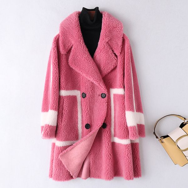 the new winter 2020 bump color fur long lambs wool in one large particles sheared sheep fur coat coat, Black
the new winter 2020 bump color fur long lambs wool in one large particles sheared sheep fur coat coat, Black