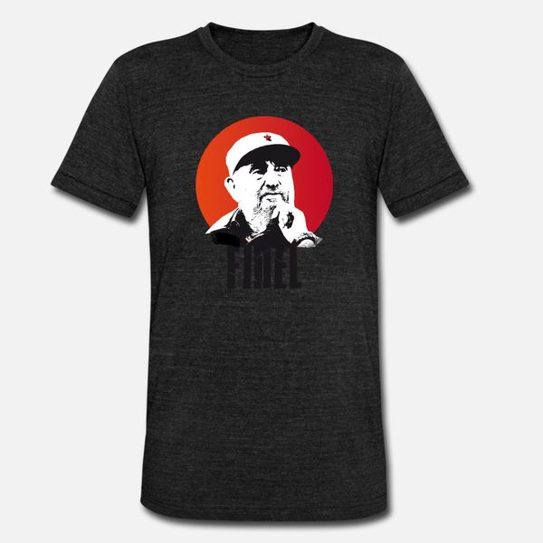 fidel castro cuba t shirt men design 100% cotton o-neck leisure loose comfortable spring autumn letters shirt