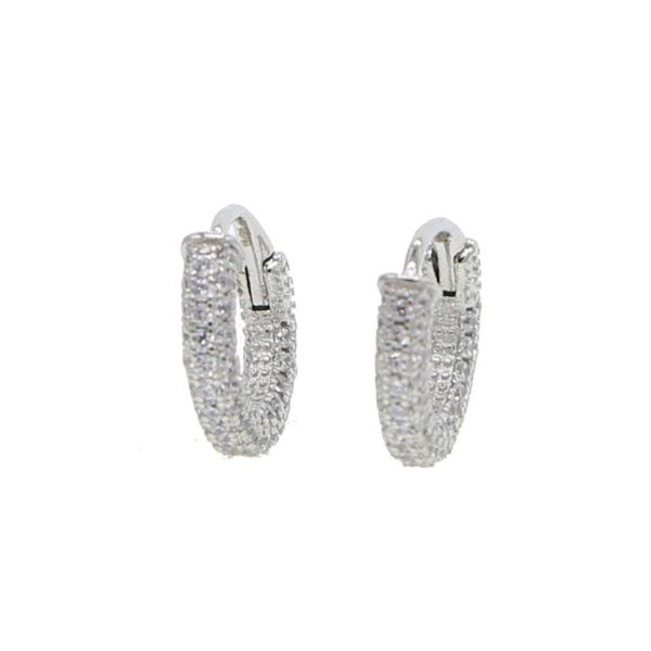 925 sterling silver 10mm disc pave cubic zirconia girls simple circle earring with full55, Golden;silver
925 sterling silver 10mm disc pave cubic zirconia girls simple circle earring with full55, Golden;silver