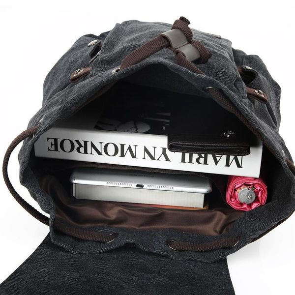 designer- wear-resistant, custom-made canvas backpack with two shoulders, leisure girl bag, big high school student bag
designer- wear-resistant, custom-made canvas backpack with two shoulders, leisure girl bag, big high school student bag