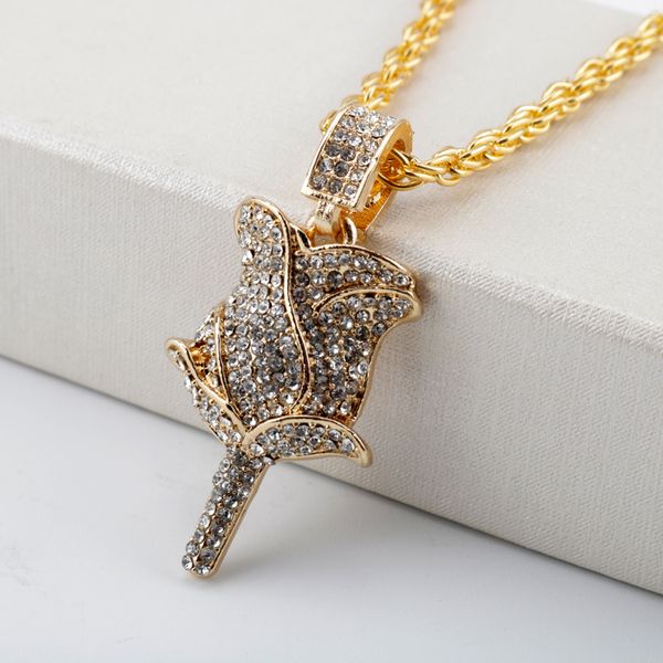 new arrival rhinestone necklace full crystal rose flower pendant necklace jewelry fashion party trinket for women, Silver
new arrival rhinestone necklace full crystal rose flower pendant necklace jewelry fashion party trinket for women, Silver