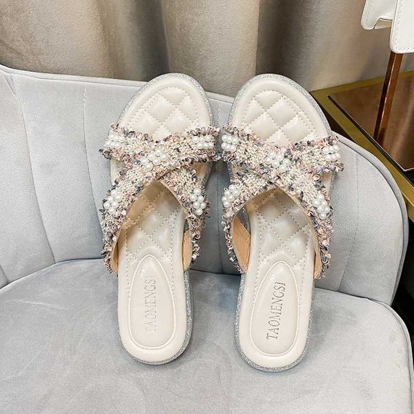 summer women slippers female pearl sandal open toe flat casual slides outdoor beach flip flops women slippers large plus size 43, Black
summer women slippers female pearl sandal open toe flat casual slides outdoor beach flip flops women slippers large plus size 43, Black