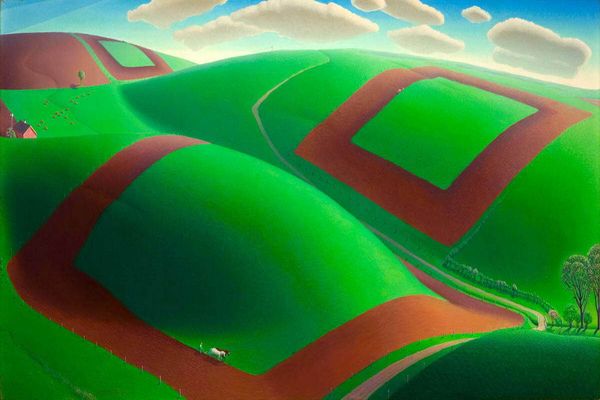 grant wood spring turning home decor handpainted &hd print oil paintings on canvas wall art pictures 7116
grant wood spring turning home decor handpainted &hd print oil paintings on canvas wall art pictures 7116