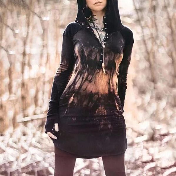 gothic dyeing hoodies women vintage punk street style slim fit long sleeve long hooded sweatshirt women hoodies polerones mujer, Black
gothic dyeing hoodies women vintage punk street style slim fit long sleeve long hooded sweatshirt women hoodies polerones mujer, Black