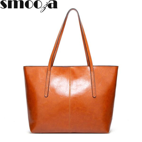 smooza vintage oil wax leather handbags for women high capcaity shoulder bags new arrival ladies tote bag female handle bags 
smooza vintage oil wax leather handbags for women high capcaity shoulder bags new arrival ladies tote bag female handle bags