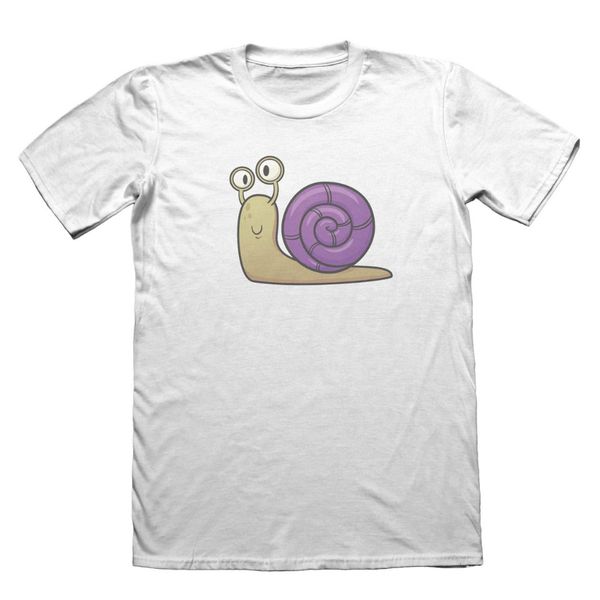 2019 summer o-neck tee shirt cute snail design t-shirt - funny men's gift t-shirt