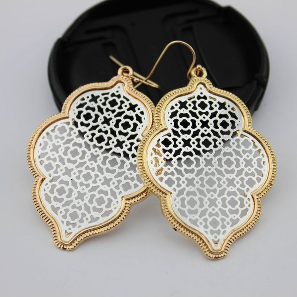 christmas gift boutique filigree earrings costume two tone filigree earrings for women 2017 fashion statement jewelry dangle earrings, Golden;silver
christmas gift boutique filigree earrings costume two tone filigree earrings for women 2017 fashion statement jewelry dangle earrings, Golden;silver