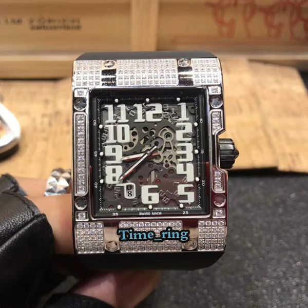 zy version rm016 skeleton dial silver diamond case japan miyota automatic movement rm016 mens watch black rubber strap designer watches, Slivery;brown
zy version rm016 skeleton dial silver diamond case japan miyota automatic movement rm016 mens watch black rubber strap designer watches, Slivery;brown