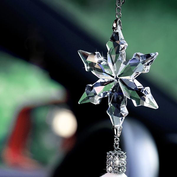 crystal luxury car pendants car hanging accessory for girls christmas gift snowflake pendant in rearview mirror ornament
crystal luxury car pendants car hanging accessory for girls christmas gift snowflake pendant in rearview mirror ornament