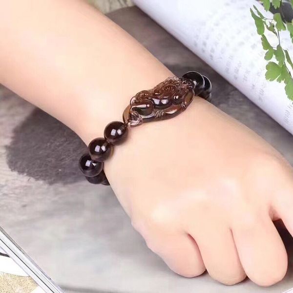 joursneige natural obsidian stone bracelets beads with piu xiu bracelets lucky for men women crystal bracelet jewelry, Black
joursneige natural obsidian stone bracelets beads with piu xiu bracelets lucky for men women crystal bracelet jewelry, Black