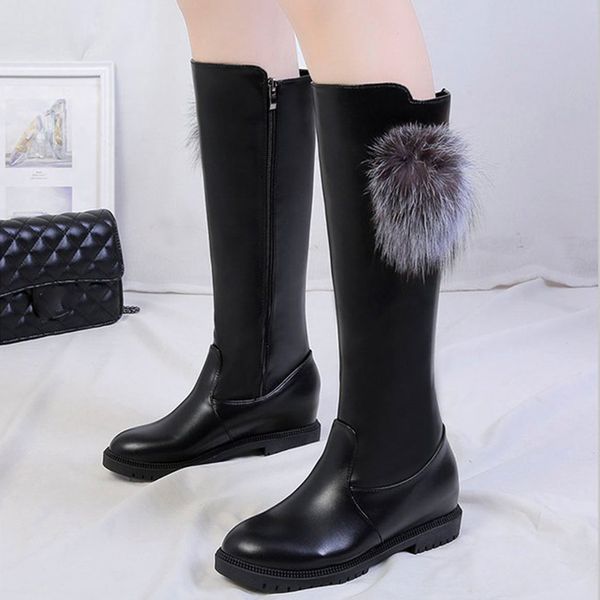 rimocy women black pu leather long boots autumn winter 2020 fashion warm short plush knee high botas woman low heel boots mujer
rimocy women black pu leather long boots autumn winter 2020 fashion warm short plush knee high botas woman low heel boots mujer