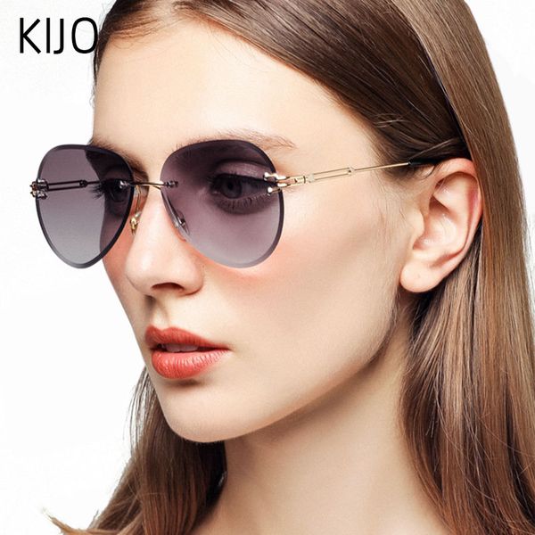 kijo rimless sunglasses ladies brand designer sunglasses handsome gradient shadow cut lenses ladies rimless metal glasses uv400, White;black
kijo rimless sunglasses ladies brand designer sunglasses handsome gradient shadow cut lenses ladies rimless metal glasses uv400, White;black