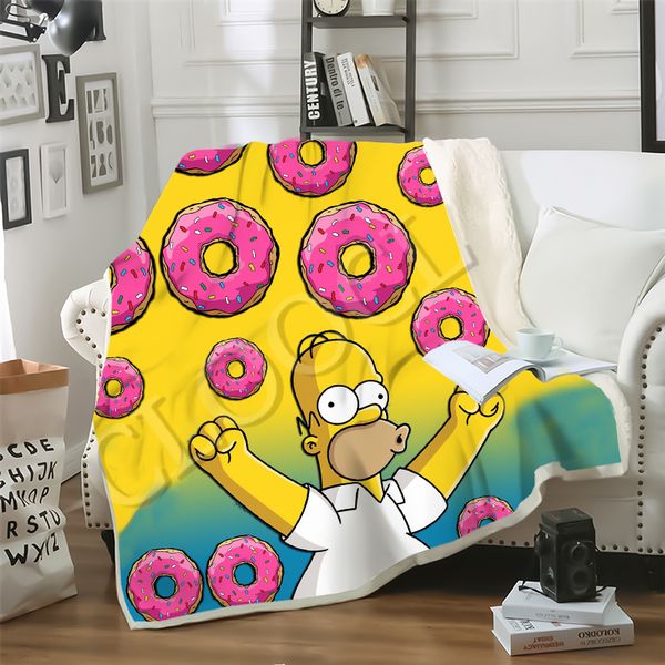 cloocl factory wholesale cartoon anime the simpsons blanket 3d print double layer fashion casual sofa youth bedding throw blankets
cloocl factory wholesale cartoon anime the simpsons blanket 3d print double layer fashion casual sofa youth bedding throw blankets
