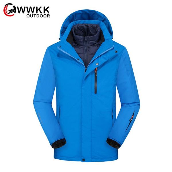 wwkk new men's thicken hooded jacket winter mountain camping trekking outdoo jackets man outdoor wear male windproof warm coats, Blue;black
wwkk new men's thicken hooded jacket winter mountain camping trekking outdoo jackets man outdoor wear male windproof warm coats, Blue;black
