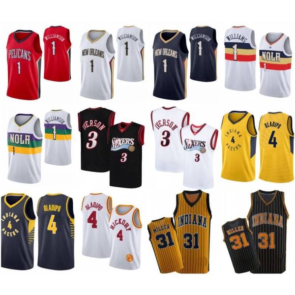 mens zion 1 williamson victor 4 oladipo basketball jersey ncaa allen 3 iverson reggie 31 miller retro jersey, Black;red
mens zion 1 williamson victor 4 oladipo basketball jersey ncaa allen 3 iverson reggie 31 miller retro jersey, Black;red