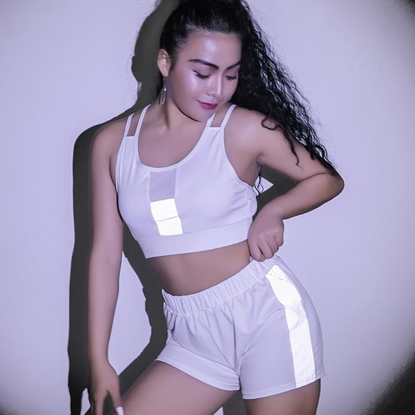 2020 reflective women sportwear breathable yoga set crop workout clothes patchwork jogging suit 2 piece gym sets, White;red
2020 reflective women sportwear breathable yoga set crop workout clothes patchwork jogging suit 2 piece gym sets, White;red
