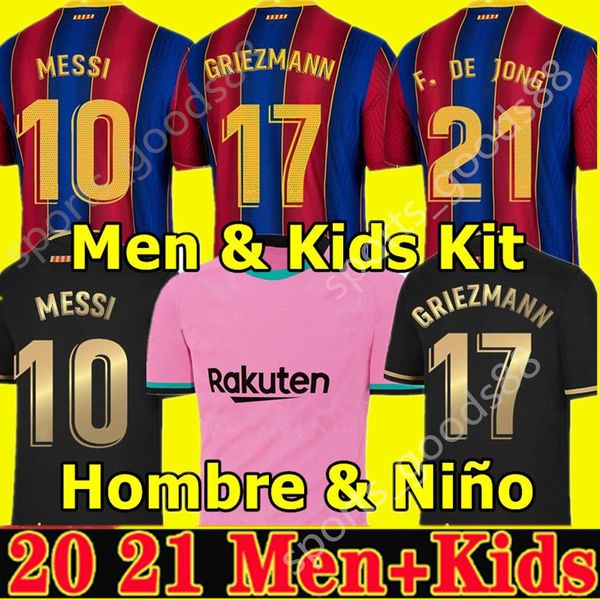 20 21 fc barcelona soccer jerseys camiseta de futbol ansu fati 2020 messi griezmann de jong football shirt set men kids kit uniforms, Black;yellow
20 21 fc barcelona soccer jerseys camiseta de futbol ansu fati 2020 messi griezmann de jong football shirt set men kids kit uniforms, Black;yellow