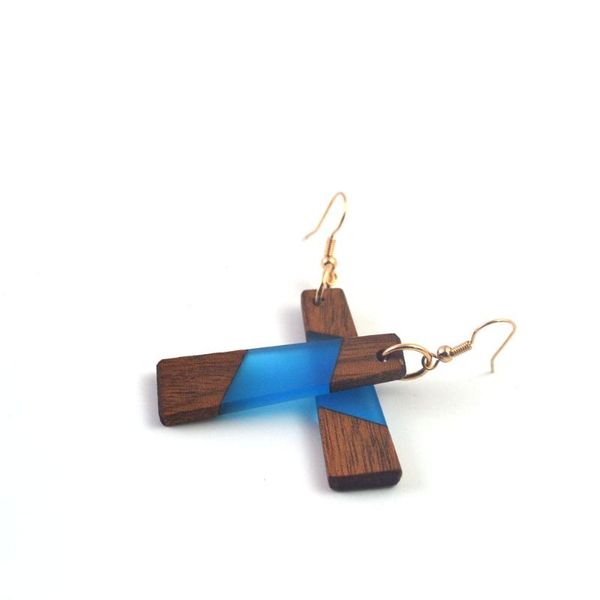 dangle & chandelier clear resin, wood lines, classic blue earrings, women's gifts, Silver
dangle & chandelier clear resin, wood lines, classic blue earrings, women's gifts, Silver
