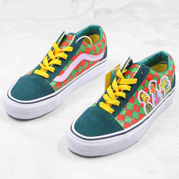 new canvas shoes simpsons cartoon graffiti anime sk8 red green checkerboard lattice men women low-casual skateboard shoes
new canvas shoes simpsons cartoon graffiti anime sk8 red green checkerboard lattice men women low-casual skateboard shoes