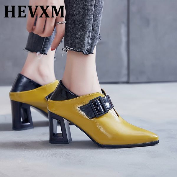 dress shoes hevxm 2021 high heels women pumps leather buckle fretwork heel real mixed colors lady, Black
dress shoes hevxm 2021 high heels women pumps leather buckle fretwork heel real mixed colors lady, Black