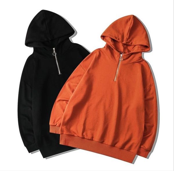 mens zipper hooded neck hoodies autumn winter solid color loose street couple sweatshirts man hiphop streetwears, Black
mens zipper hooded neck hoodies autumn winter solid color loose street couple sweatshirts man hiphop streetwears, Black