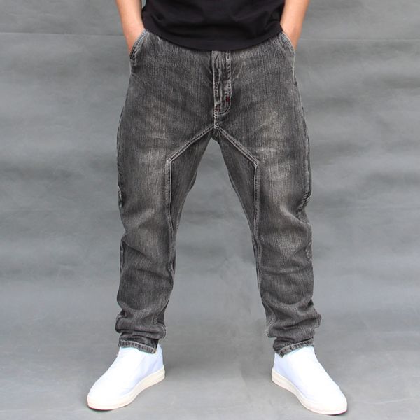 plus size men baggy skateboard denim pants hip hop punk sagging jean harem pants men street dance drop crotch trouser fsh14, Blue
plus size men baggy skateboard denim pants hip hop punk sagging jean harem pants men street dance drop crotch trouser fsh14, Blue