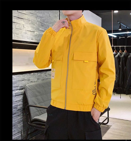 2020 autumn men's jacket stand collar jacket new stylish fashion embroidery casual solid color 3 colors size m-4xl, Black;brown
2020 autumn men's jacket stand collar jacket new stylish fashion embroidery casual solid color 3 colors size m-4xl, Black;brown