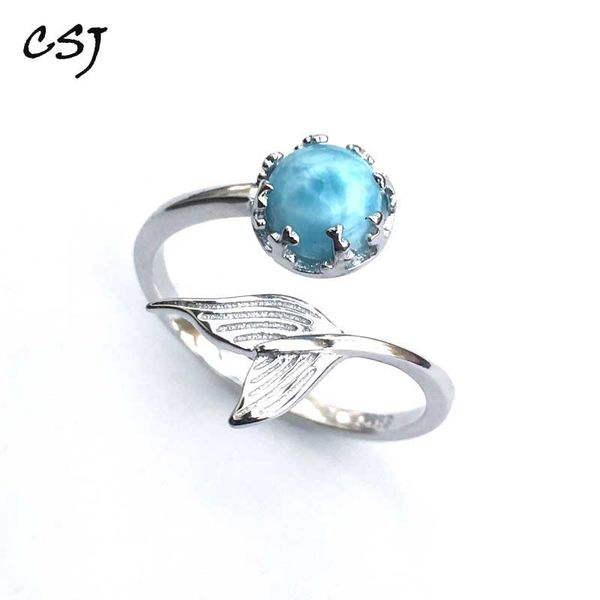 csj natural larimar ring round 6mm adjustable fine jewelry sterling 925 silver wedding engagement bands for women lady girl gift, Golden;silver
csj natural larimar ring round 6mm adjustable fine jewelry sterling 925 silver wedding engagement bands for women lady girl gift, Golden;silver