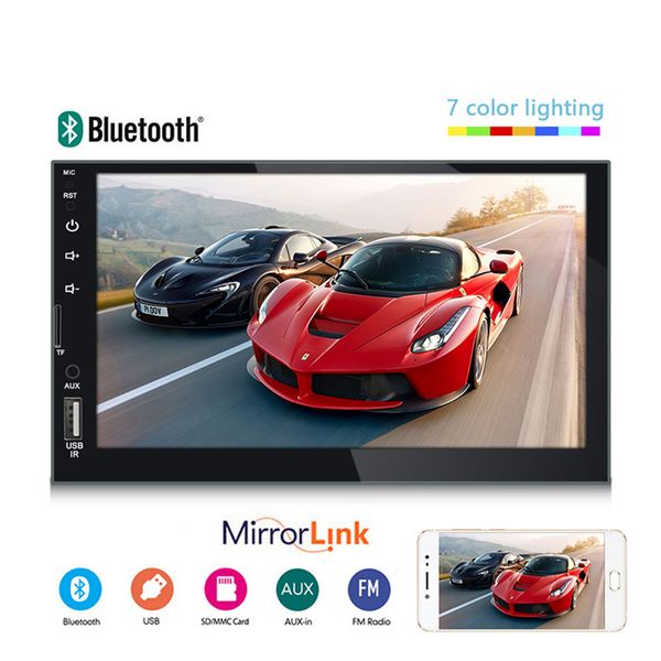 7 inches screen display mp5 multimedia player steering wheel control hand-call radio function car dvd
7 inches screen display mp5 multimedia player steering wheel control hand-call radio function car dvd