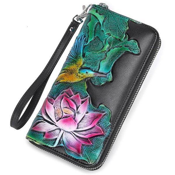 new cow leather womens wallet flower female long walet women carteira lady clutch money bag coin purse cartera mujer portomonee, Red;black
new cow leather womens wallet flower female long walet women carteira lady clutch money bag coin purse cartera mujer portomonee, Red;black