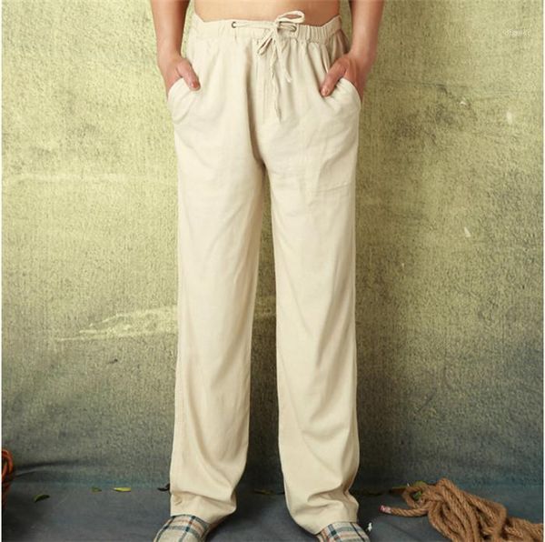 pants casual relaxed elastic waist straight pants with drawstring summer home mens long trousers mens solid linen, Black
pants casual relaxed elastic waist straight pants with drawstring summer home mens long trousers mens solid linen, Black