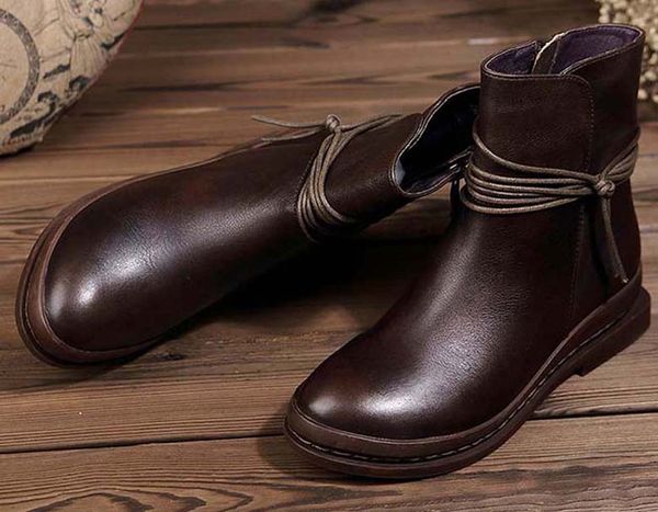 fashion leather star women shoes woman leather short autumn winter ankle fashion brand women boots 03 p64, Black