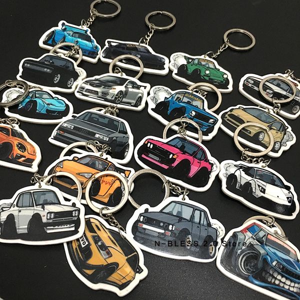 creative car keychain keyring key fob refitted vehicle car model jdm racing tuning model keychain for men women gifts, Silver
creative car keychain keyring key fob refitted vehicle car model jdm racing tuning model keychain for men women gifts, Silver