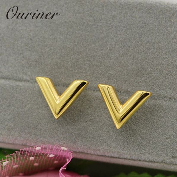 stud jewelry simple design v letter earrings for women stainless steel gold-color elegant party ke002-1, Golden;silver
stud jewelry simple design v letter earrings for women stainless steel gold-color elegant party ke002-1, Golden;silver