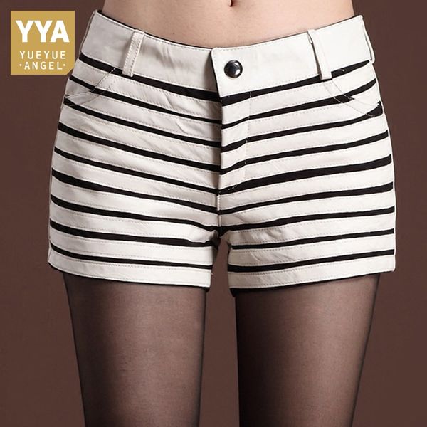 new fashion women plus size striped shorts slim fit sheepskin real leather shorts thick bootcuts biker, White;black
new fashion women plus size striped shorts slim fit sheepskin real leather shorts thick bootcuts biker, White;black