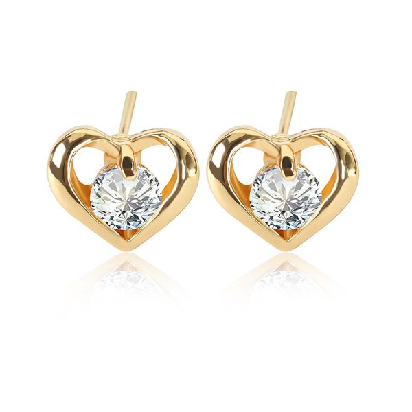 stud europe and the united states simple personality fashion metal inlaid crystal love earrings, Golden;silver
stud europe and the united states simple personality fashion metal inlaid crystal love earrings, Golden;silver