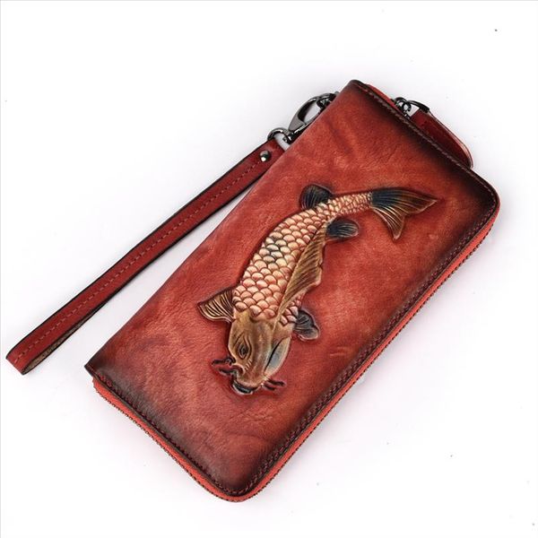 real cowhide women clutch purse id credit cards zipper brush bag female handy bag genuine leather wrist long wallet, Red;black
real cowhide women clutch purse id credit cards zipper brush bag female handy bag genuine leather wrist long wallet, Red;black