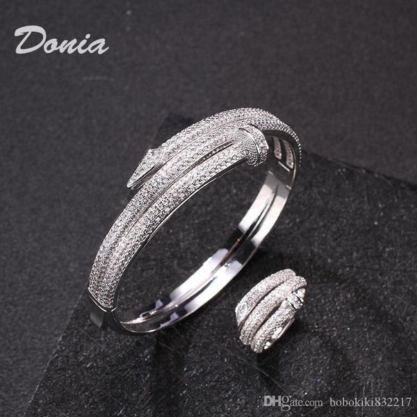 donia jewelry party european and american fashion large classic micro inlaid zirconia bracelet ring set women's bracelet ring set gift, Black
donia jewelry party european and american fashion large classic micro inlaid zirconia bracelet ring set women's bracelet ring set gift, Black