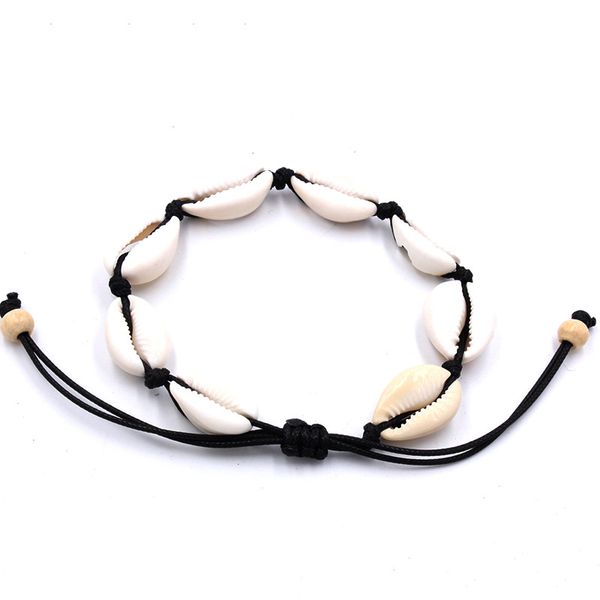 bohemian adjustable natural shell bracelet women handmade black rope seashell bracelet female jewelry, Golden;silver
bohemian adjustable natural shell bracelet women handmade black rope seashell bracelet female jewelry, Golden;silver