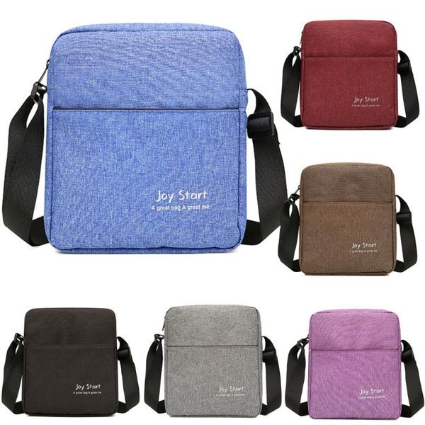 men crossbody bag pack multifunctional bag shoulder messenger solid color simplicity shoulder handbag sacoche homme #15
