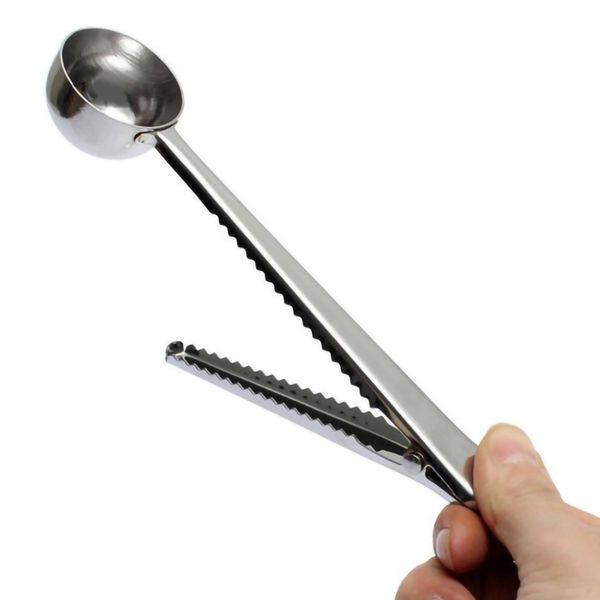 stainless steel ground coffee measuring scoop spoon with bag sealing clip ice cream coffee scoop spoon tools kitchen good helper
stainless steel ground coffee measuring scoop spoon with bag sealing clip ice cream coffee scoop spoon tools kitchen good helper