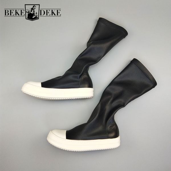 2020 new mans footwear stretch knee-high boots luxury trainers lovers spring casual flats shoes black height increasing sneakers
2020 new mans footwear stretch knee-high boots luxury trainers lovers spring casual flats shoes black height increasing sneakers