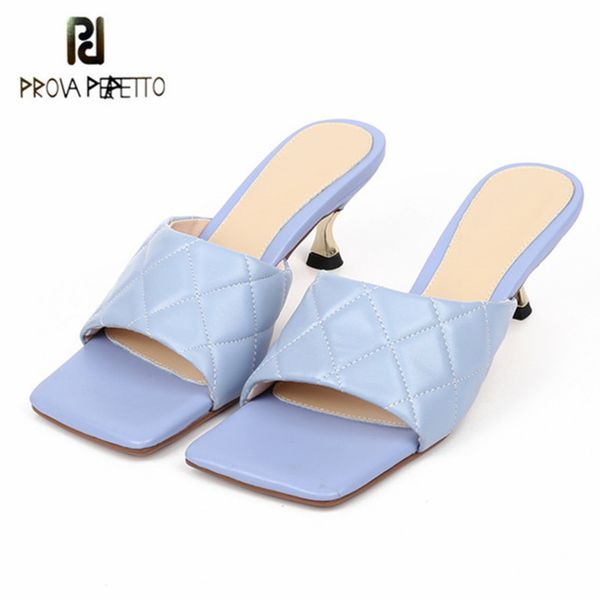 prova perfetto brand design women slipper elegant square toe high heels sandal shoes outdoor slip on dress shoes, Black
prova perfetto brand design women slipper elegant square toe high heels sandal shoes outdoor slip on dress shoes, Black