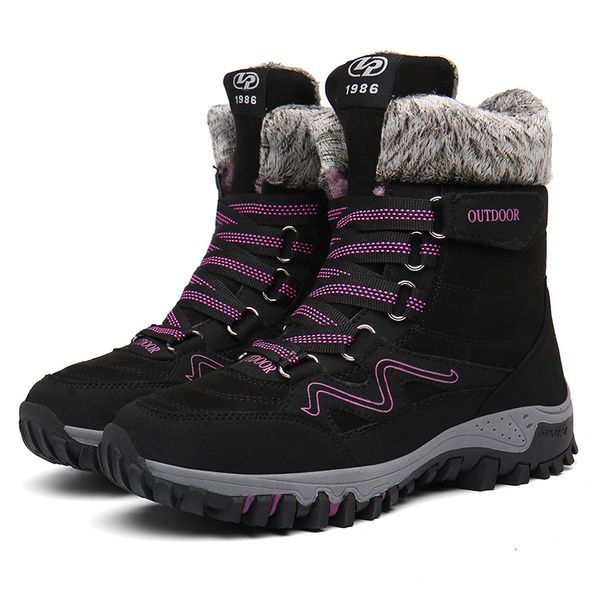 high rubber ankle boots female leather men boots winter with fur super warm snow men winter work casual shoes sneakers, Black
high rubber ankle boots female leather men boots winter with fur super warm snow men winter work casual shoes sneakers, Black